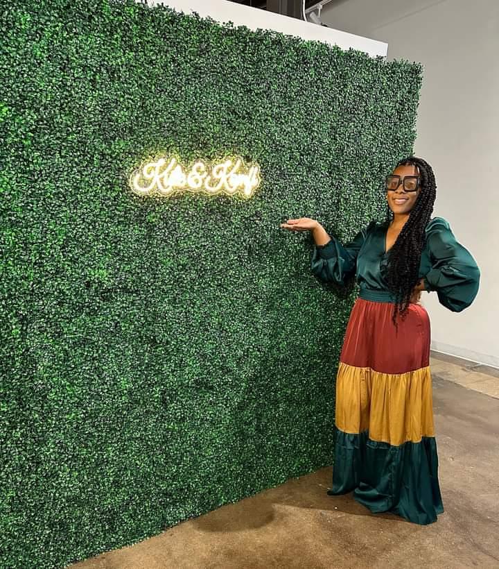 Solid Satin Color Blocked Maxi Dress