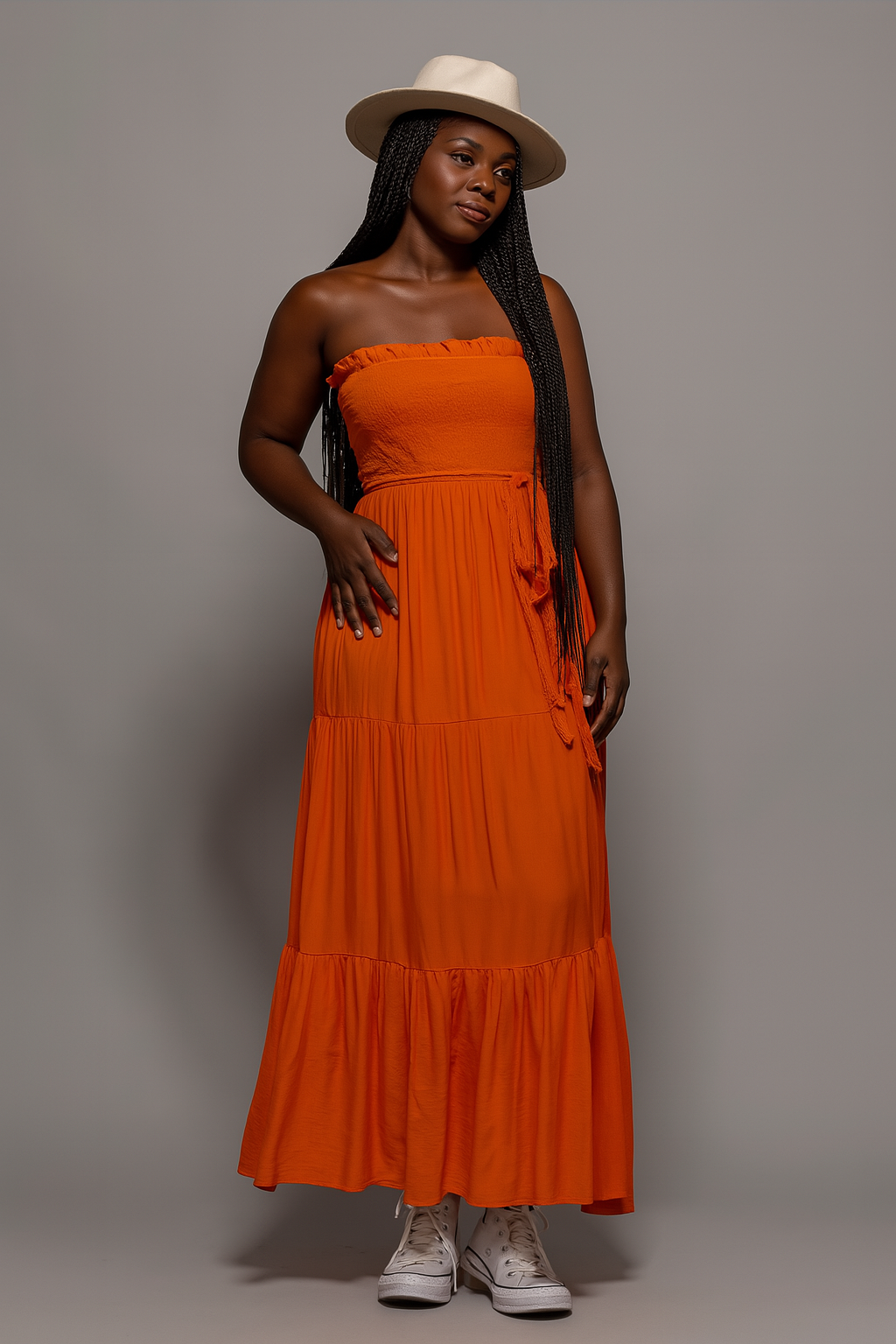 Orange Blush Maxi Dress