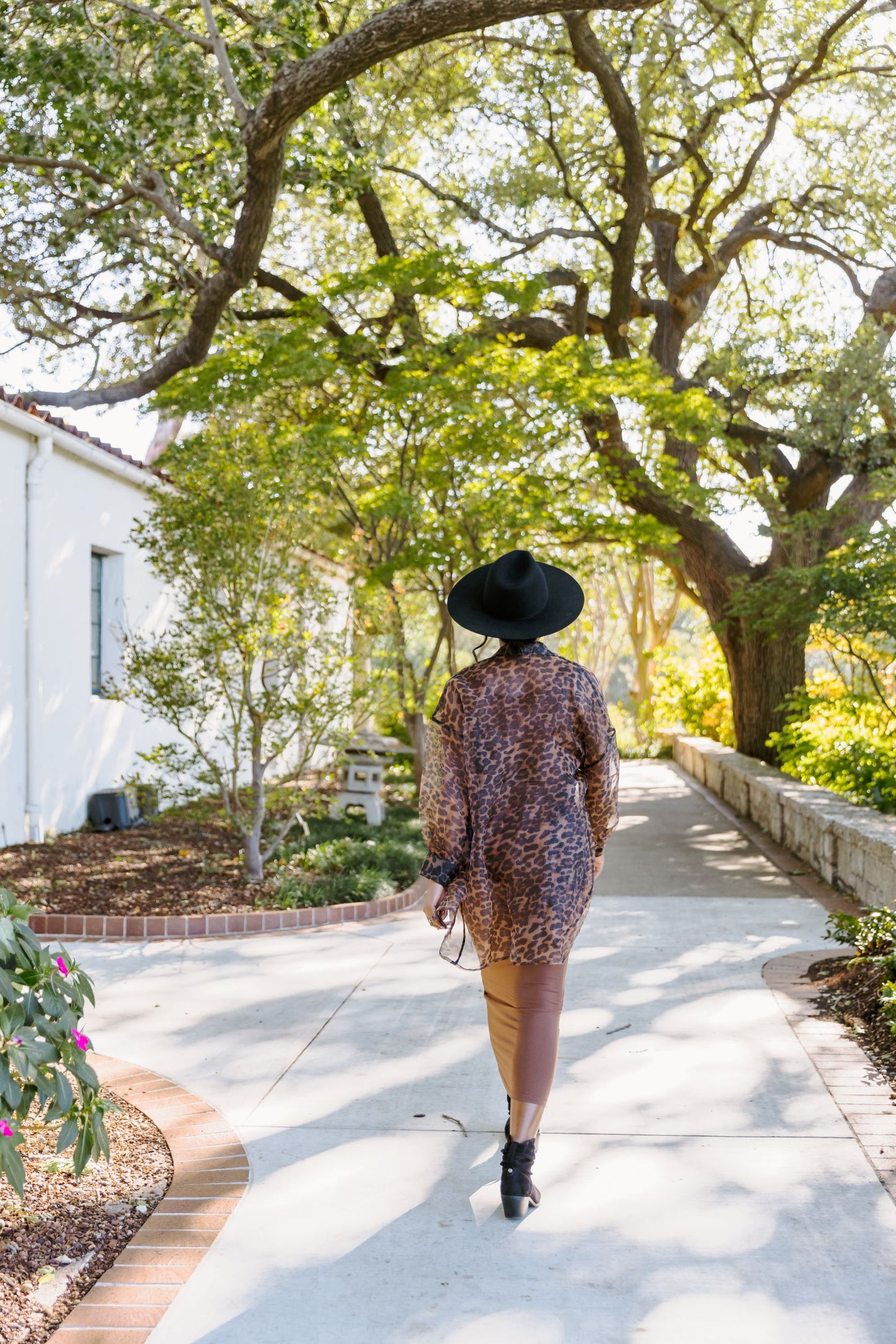 Leopard Print Tunic Shirt