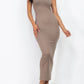 Taupe Sleeveless Maxi Dress