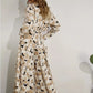 Taupe & Black Multi Shape Pants Set