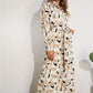 Taupe & Black Multi Shape Pants Set
